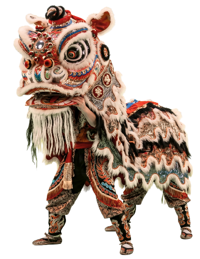 león Chino , la danza del león chino